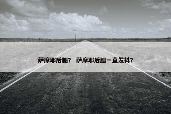萨摩耶后腿？ 萨摩耶后腿一直发抖？