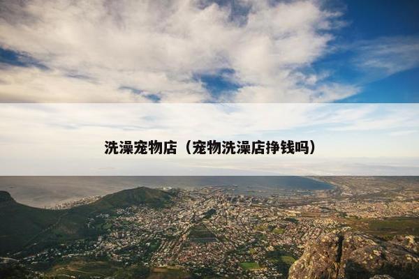 洗澡宠物店（宠物洗澡店挣钱吗）