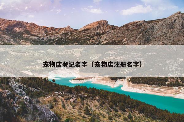 宠物店登记名字（宠物店注册名字）