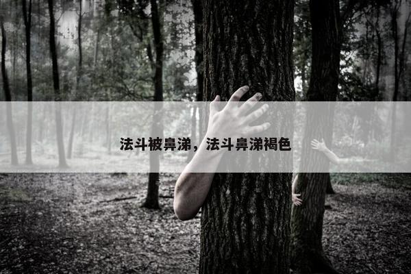 法斗被鼻涕，法斗鼻涕褐色