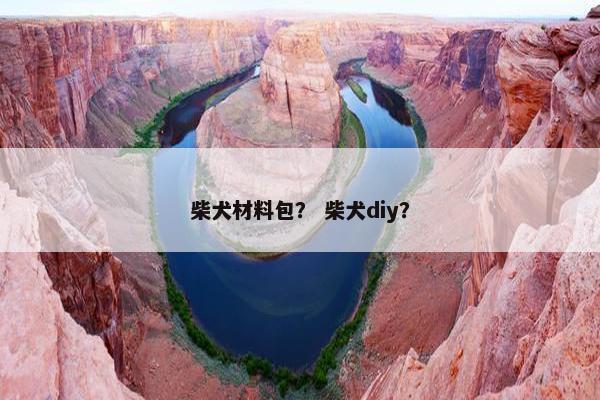柴犬材料包？ 柴犬diy？
