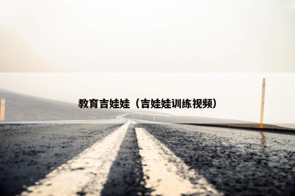 教育吉娃娃（吉娃娃训练视频）