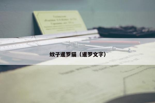 蚊子暹罗猫（暹罗文字）