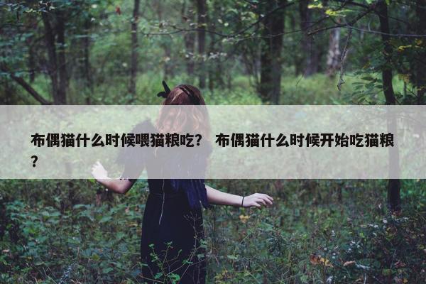 布偶猫什么时候喂猫粮吃？ 布偶猫什么时候开始吃猫粮？