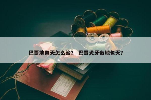 巴哥地包天怎么治？ 巴哥犬牙齿地包天？