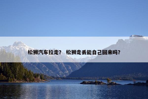 松狮汽车拉走？ 松狮走丢能自己回来吗？