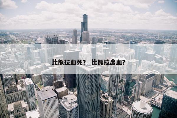 比熊拉血死？ 比熊拉出血？