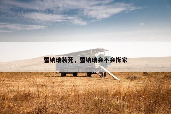 雪纳瑞装死，雪纳瑞会不会拆家