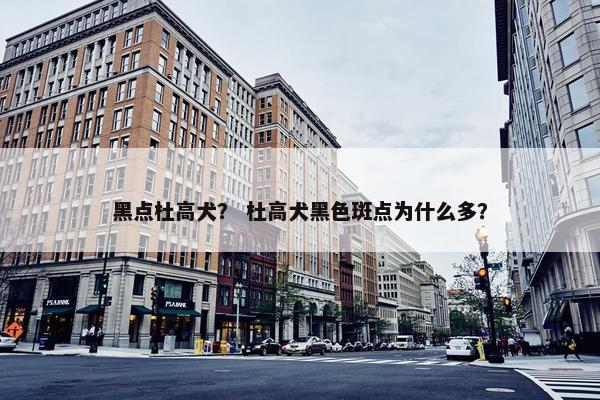 黑点杜高犬？ 杜高犬黑色斑点为什么多？