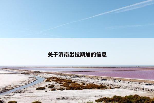 关于济南出拉斯加的信息