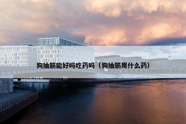 狗抽筋能好吗吃药吗（狗抽筋用什么药）