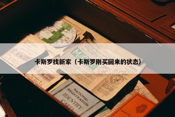 卡斯罗找新家（卡斯罗刚买回来的状态）