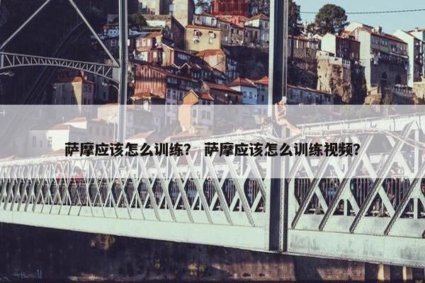 萨摩应该怎么训练？ 萨摩应该怎么训练视频？