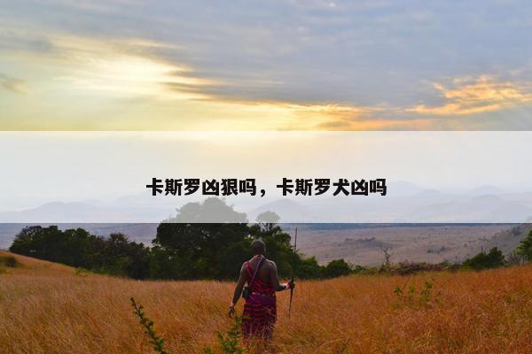 卡斯罗凶狠吗，卡斯罗犬凶吗