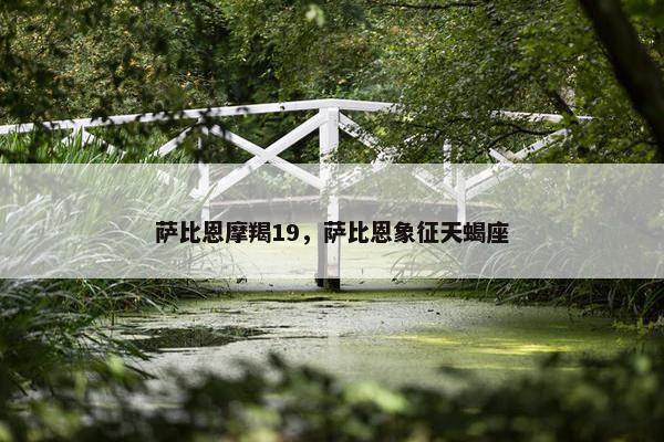 萨比恩摩羯19，萨比恩象征天蝎座