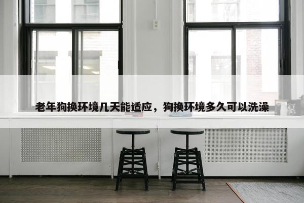 老年狗换环境几天能适应，狗换环境多久可以洗澡