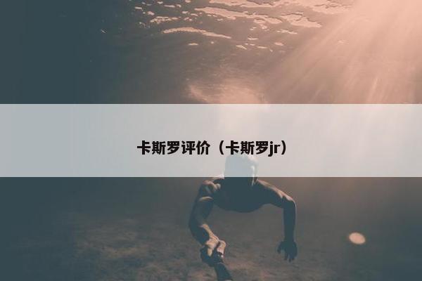 卡斯罗评价（卡斯罗jr）