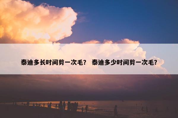泰迪多长时间剪一次毛？ 泰迪多少时间剪一次毛？