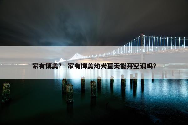 家有博美？ 家有博美幼犬夏天能开空调吗？