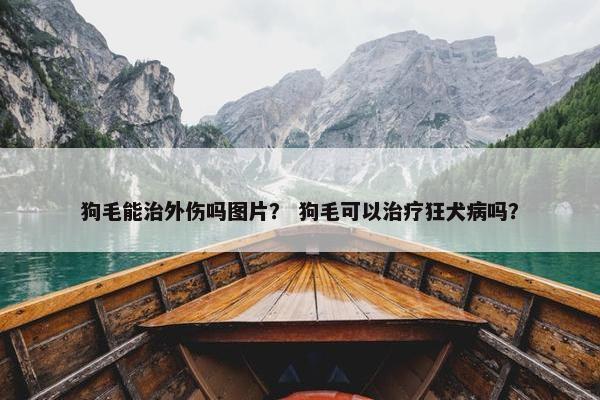 狗毛能治外伤吗图片？ 狗毛可以治疗狂犬病吗？