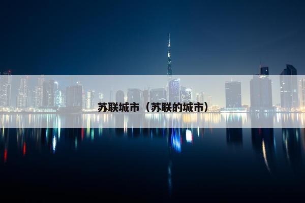 苏联城市（苏联的城市）