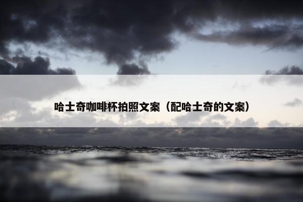 哈士奇咖啡杯拍照文案（配哈士奇的文案）