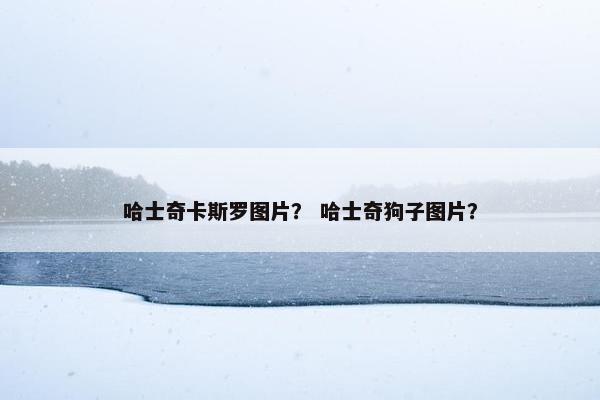 哈士奇卡斯罗图片？ 哈士奇狗子图片？