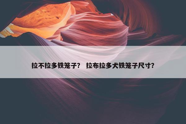 拉不拉多铁笼子？ 拉布拉多犬铁笼子尺寸？