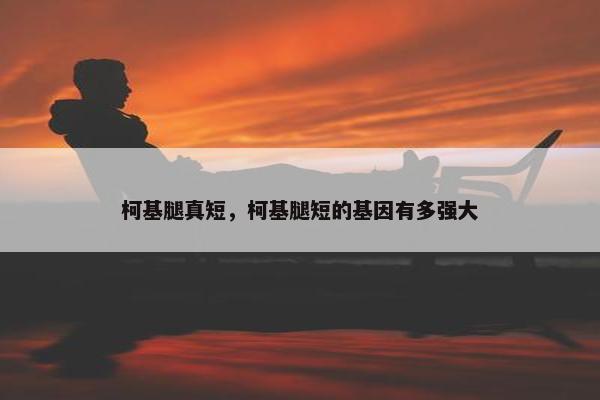 柯基腿真短，柯基腿短的基因有多强大