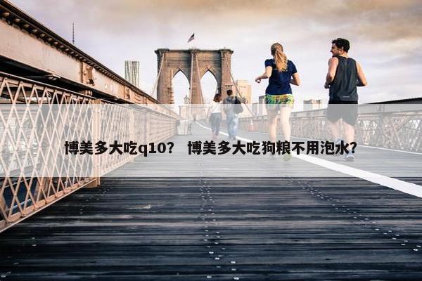 博美多大吃q10？ 博美多大吃狗粮不用泡水？