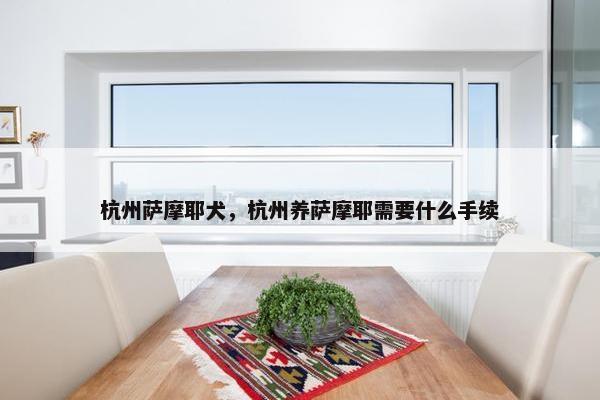 杭州萨摩耶犬，杭州养萨摩耶需要什么手续