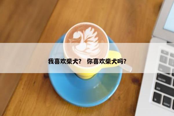我喜欢柴犬？ 你喜欢柴犬吗？