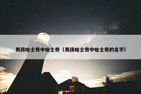 男孩哈士奇中哈士奇（男孩哈士奇中哈士奇的名字）