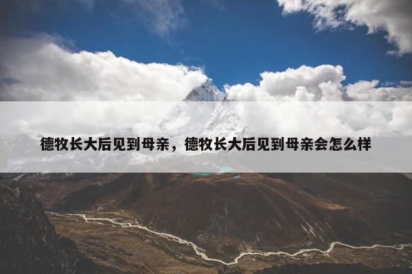 德牧长大后见到母亲，德牧长大后见到母亲会怎么样