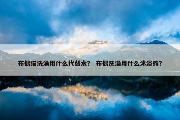 布偶猫洗澡用什么代替水？ 布偶洗澡用什么沐浴露？